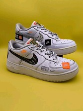 Nike Air Force 1 Low 07 PRM GS Just Do It Unisex Trainers UK4 EU36.5 Holograph