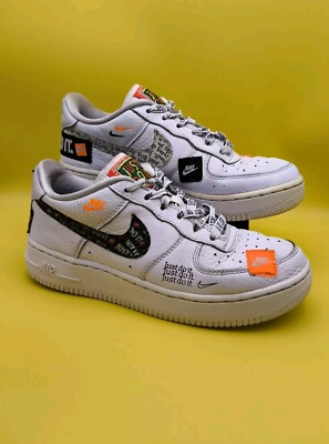 Nike Air Force 1 Low 07 PRM GS Just Do It Unisex Sneaker UK4 EU36,5 Holograph