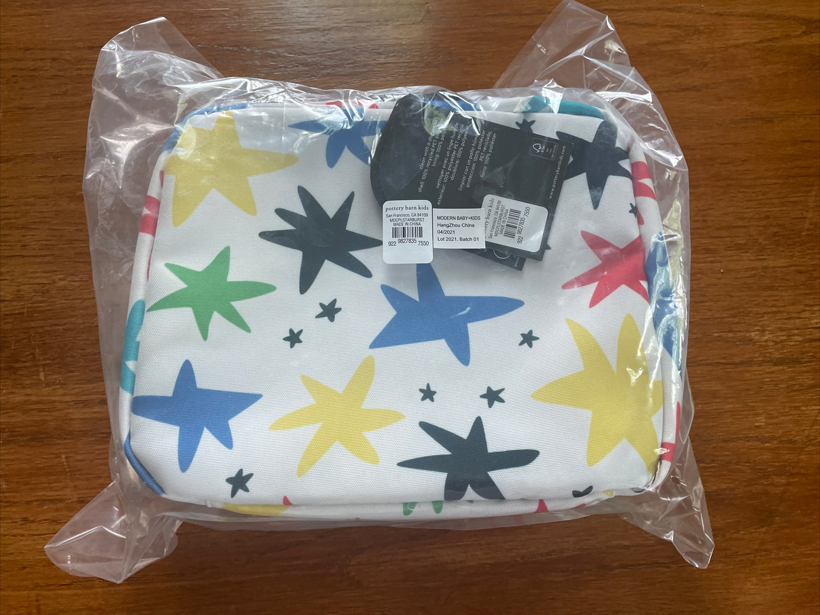 PONY Pottery Barn scuola Star space sport Marvel eroe regalo da viaggio PRANZO SCATOLA BORSA ? .