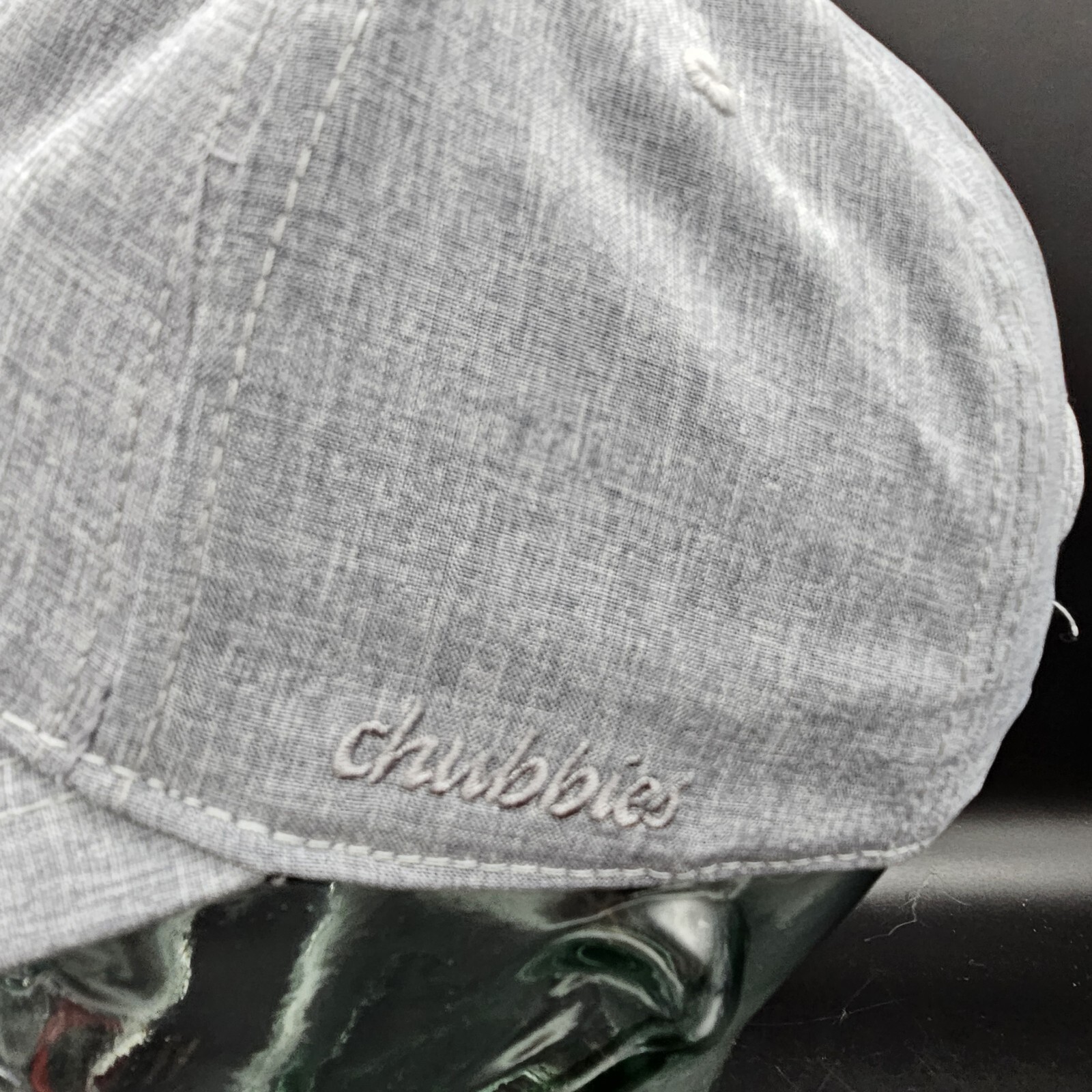 Chubbies Embroidered Pineapple Gray Hat EUC - image 5