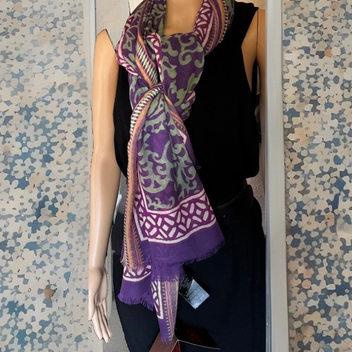 $790 New Etro 100% cashmere WORK OF ART Dhely - Paisley' Cashmere Scarf - 第 9/20 張圖片