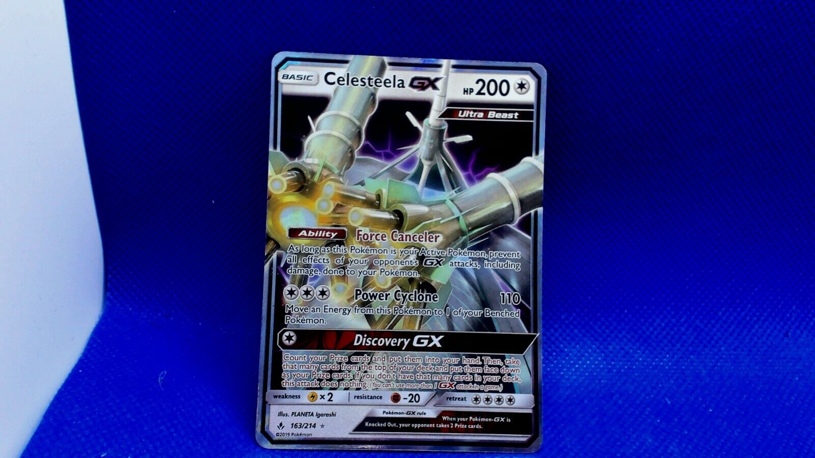 Pokemon Unbroken Bonds Celesteela-GX #163