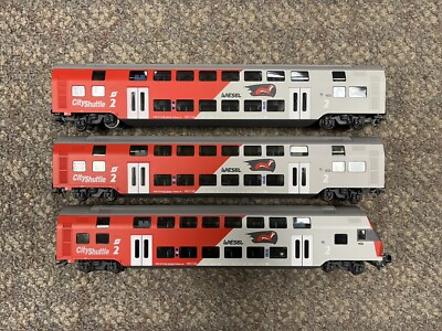 Marklin HO Scale 43540 3-Car City Shuttle Bi-Level Set w