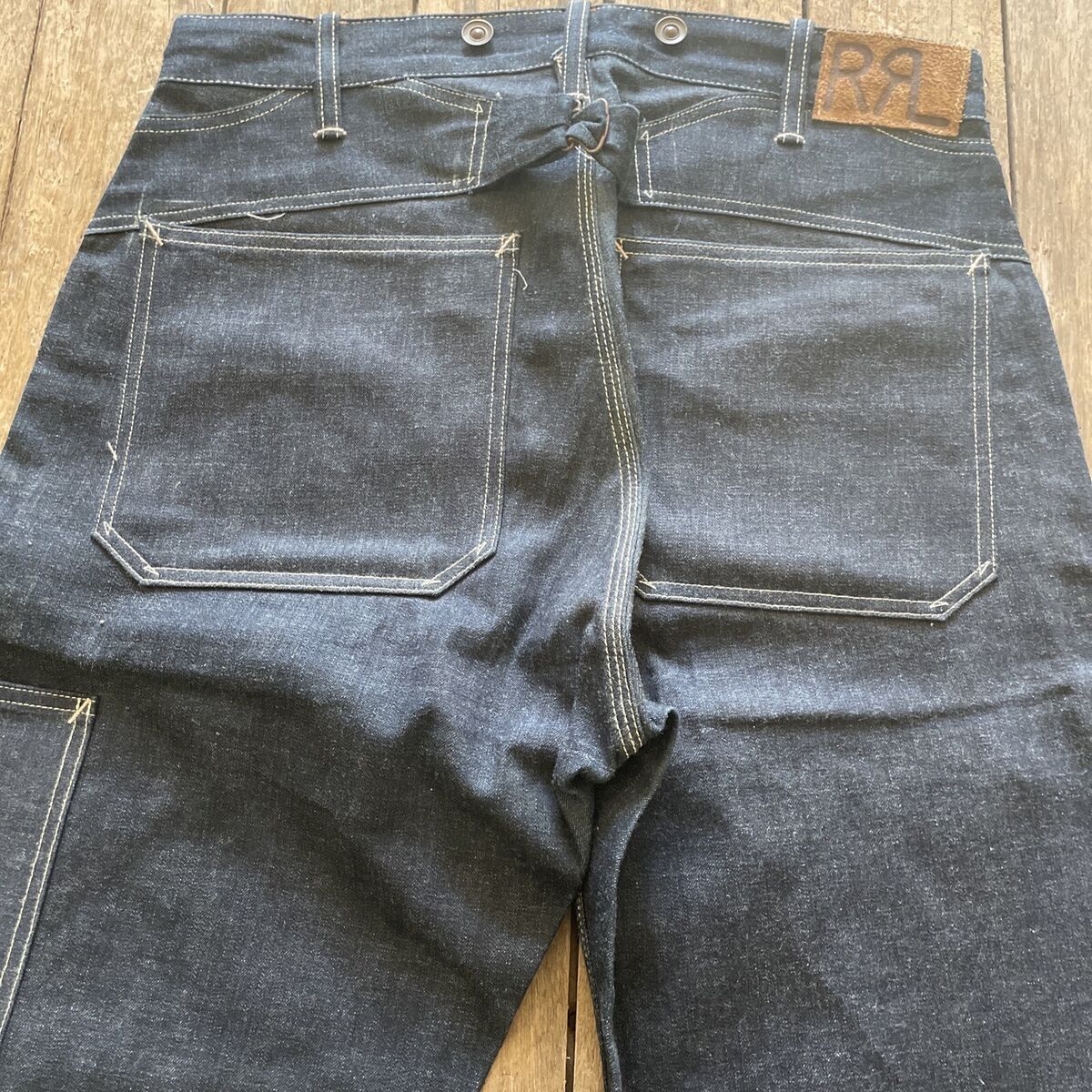 DOUBLE RL RRL buckle back carpenter size 32/30 pants new DOUBLE RL RRL buckle back carpenter size 32/30 pants new