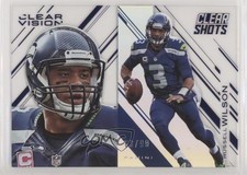 2015 Panini Clear Vision Clear Shots Blue /99 Russell Wilson #CS-2 nd3