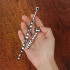Metal Penis Plug Dilator Cock Insertion Stainless Steel Enhancer Sex Toys Men US