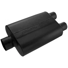 Flowmaster Muffler 430402; 40 Series 2-Chamber 3 in. Center In, 2.5 in. Dual Out