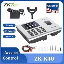 ZKTeco K40 TCP/IP USB Biometric Fingerprint Time Attendance System with Battery
