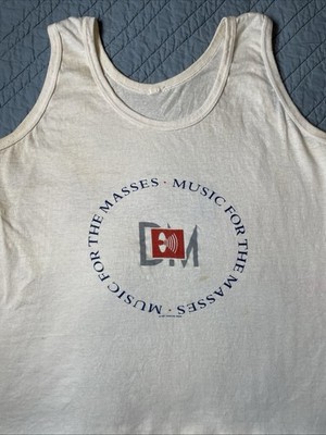 Vintage Depeche Mode Music For The Masses Concert Tour Tank Top 1987-88 Sz L