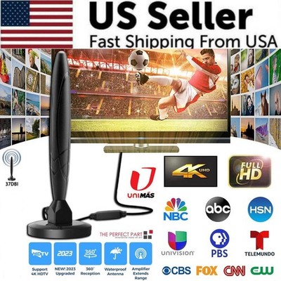5600Miles TV Antenna HDTV Amplified Digital 4K 1080P Long Range Indoor Upgraded