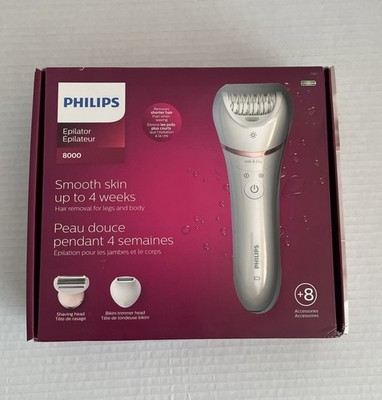 Philips Epilator Series 8000 Wet & Dry Epilator BRE720