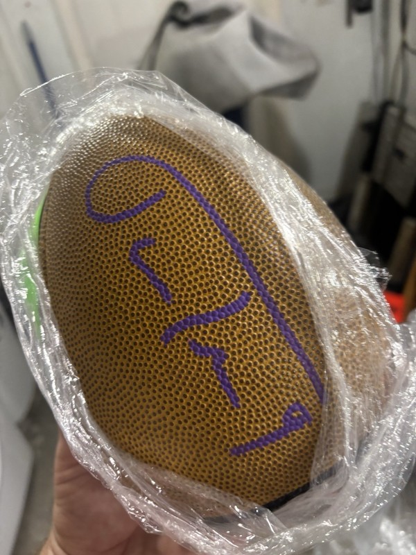Justin Tucker, Baltimore Ravens, Unique 1of1 Autograph  Reid Description ￼￼
