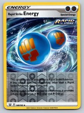 Rapid Strike Energy 140/163 Reverse Holo SWSH05: Battle Styles Pokemon Card - NM