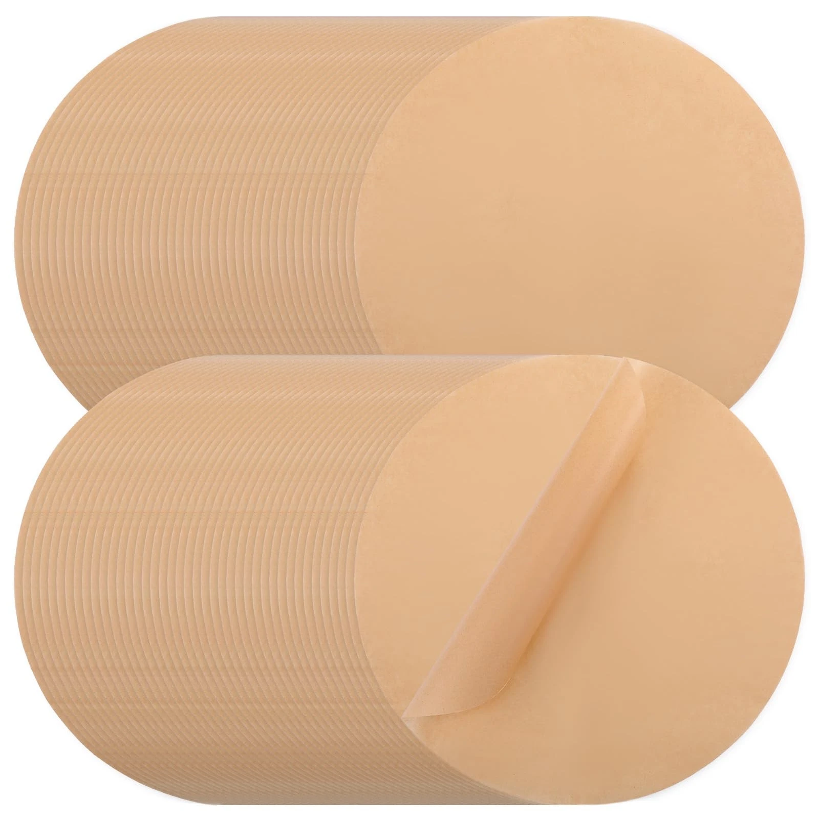 80 PCS 20 Inch Round Parchment Paper Non Stick Unbleached Baking Liners Pan