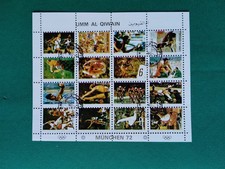 UAE-UMM-AL-QIWAIN-1972-OLYMPIC-GAMES-MUNICH-SPUV-SHEET-USED