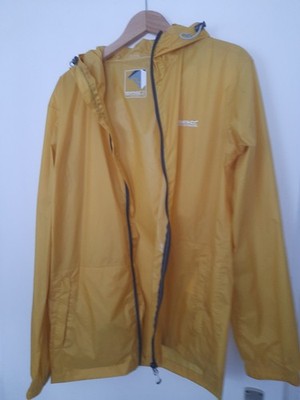Regatta, Regenjacke, Herren, Größe: 50, Orange gelb atmungsaktiv, winddicht