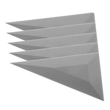 5Pcs Window Tint Squeegee Triangle Contour Squeegee Card Scraper Window Tint 