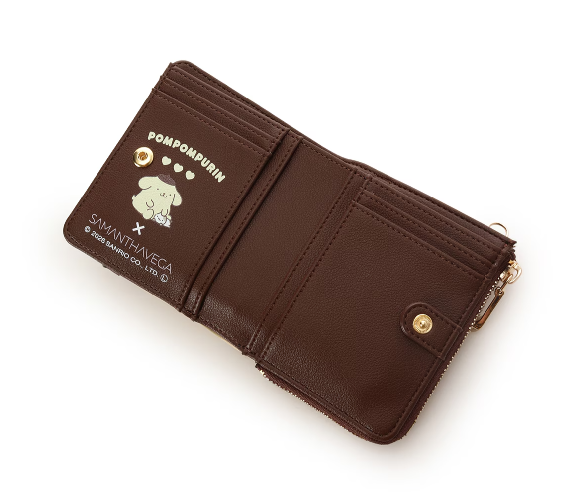 POM POM PURIN X Samanthavega FOLD WALLET Samantha vega 2026 Japan