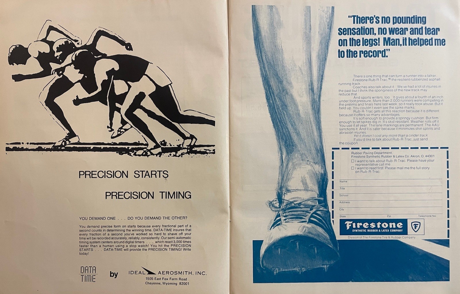 1973 Track and Field Market Place Fall                               Dave Wottle