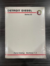Detroit Diesel Series 53 Parts Catalog Sections 1-3 And 4-12 Still In Packaging