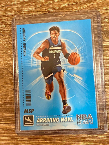 Panini 2020-21 NBA Hoops Arriving Now Anthony Edwards RC SS-19 Timberwolves