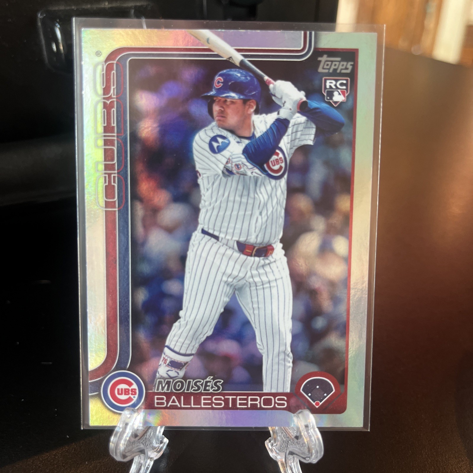 2025 Topps Update Series - Moises Ballesteros #US262 Rainbow Foil (RC) Rookie