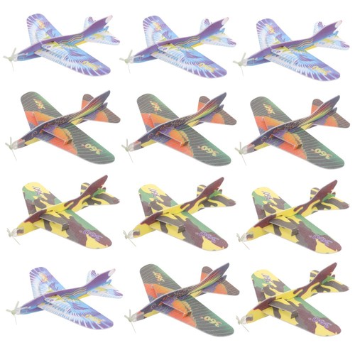 12 PCS Jouet Avion Rotatif Élèves Enfant Modèle De D'avion Pour Enfants - Photo 6/12