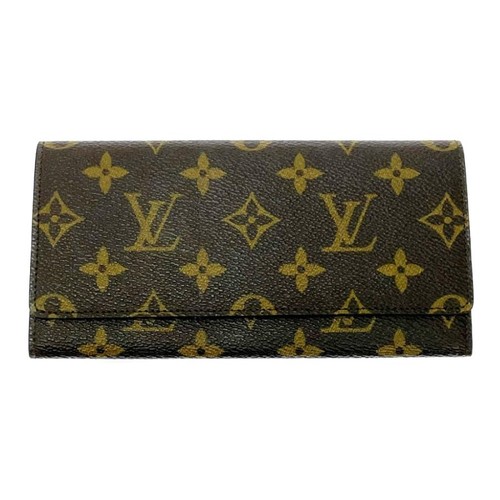 Used LOUIS VUITTON M61818 Monogram PVC Portefeuille Long Wallet Brown 530759