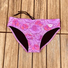 Arena men Pink ROSE Swim Brief bikini swimwear size 32 34 36 38