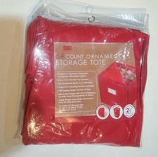 Ornament Storage Box- Simplify Brand-- store up to 64 ornaments - NEW in package