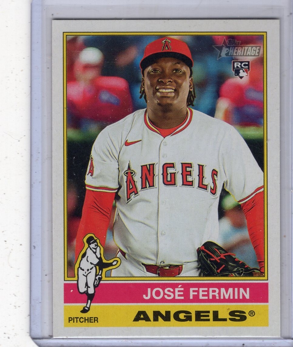 2025 Topps Heritage High Number Jose Fermin #526 (RC)