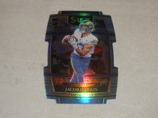 2021 Panini Select Concourse Level Silver Prizm Die Cut #80 Jacob Harris RC