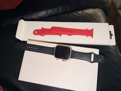 NEW Apple Watch Ultra 3 49mm Natural Ti Natural Plus Bonus Product Red Band