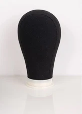 Black Canvas Mannequin Head NWOT No Box Retail $100