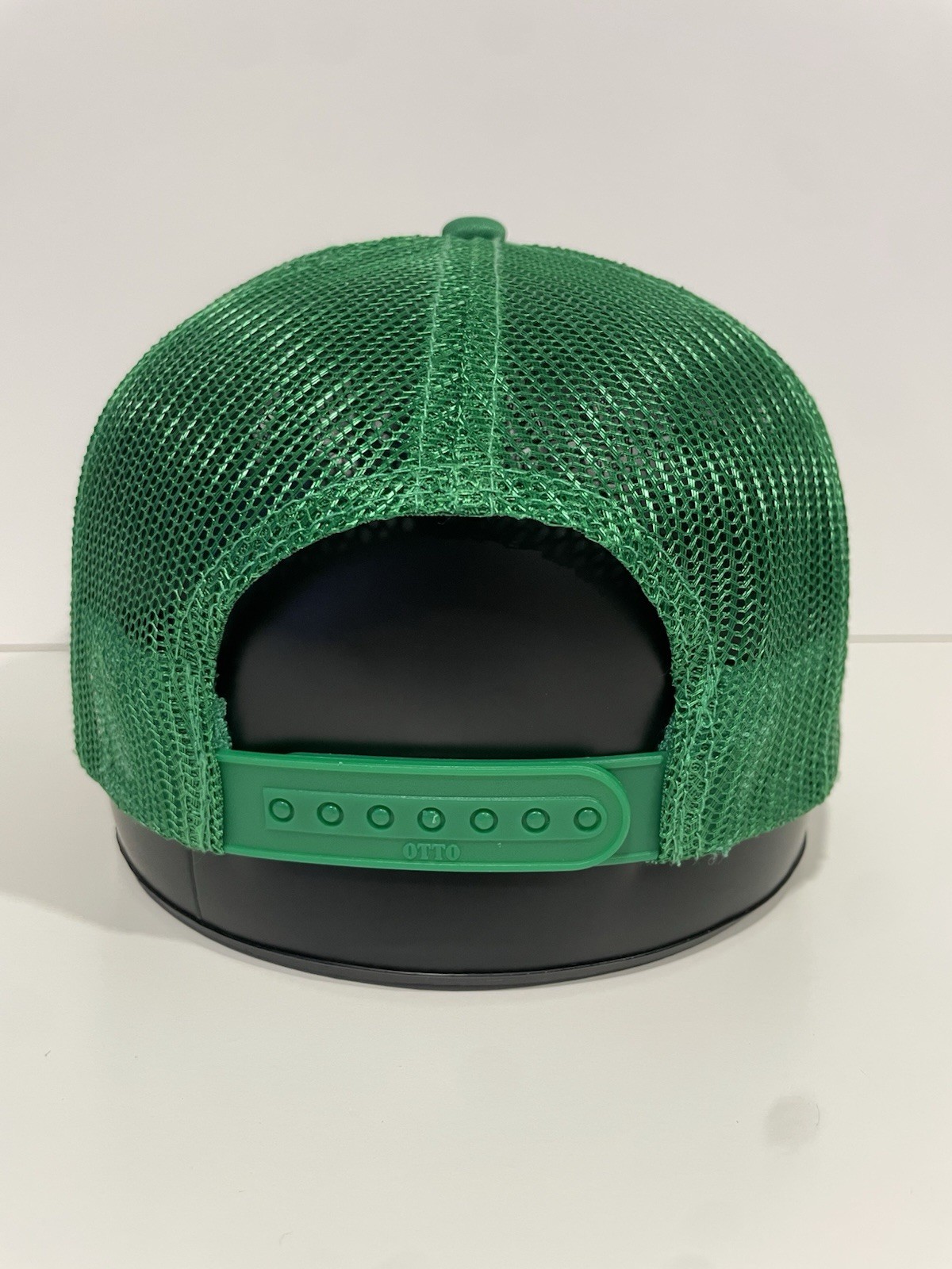 Local Beach Smiley Patch Trucker Hat Cap Green Sn… - image 5