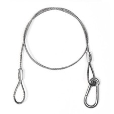 Stands 24" Zinc Plated Safety Cable -Up to 700lbs