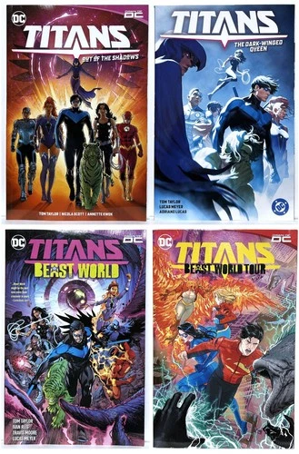 TITANS LOT OF 4 TPB DC Comics DAWN OF DC BEAST WORLD