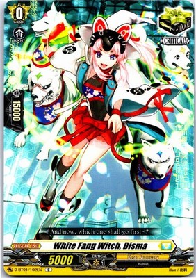 WHITE FANG WITCH, DISMA D-BT01/102EN C CARDFIGHT!! VANGUARD MP