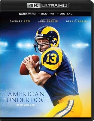 American Underdog [4K UHD] [Blu-ray],New DVD, Dennis Quaid,Adam Baldwin,Bruce Mc
