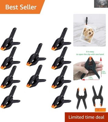 Versatile 3.5 Inch Professional Spring Clamps   10 Pack for Crafts & Backdrops