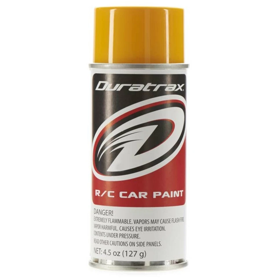 Lata Duratrax R4285 spray policarbonato amarelo brilhante 4,5 onças/127 g - Imagem 2 de 3