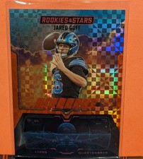 2025 Panini Rookies & Stars - Airborne Jared Goff #14 Red Plaid