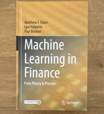 Springer Machine Learning in Finance Dixon Halperin Bilokon Buch 2020