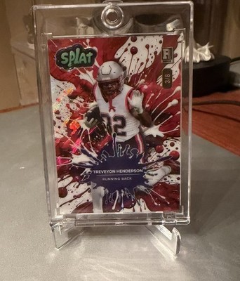 2025 Wild Card Splat Refractor Treveyon Henderson #SBORA02-TH Rookie 3/8 (RC)