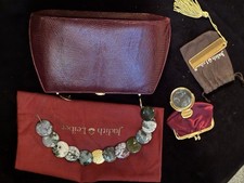 Judith Lieber Lizard Skin Clutch Precious Sto...