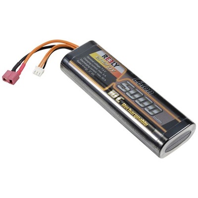 Reely Modellbau-Akkupack (LiIon) 7.4 V 5000 mAh Zellen-Zahl: 2 10 C Hardcase ...