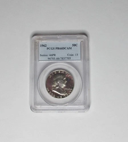 1962 U.S. Half Dollar * Benjamin Franklin * PCGS PF66 DCAM * No Reserve