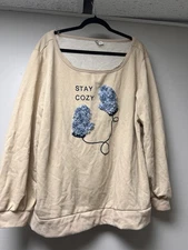 Cato Stay Cozy Sweatshirt Size 22/24