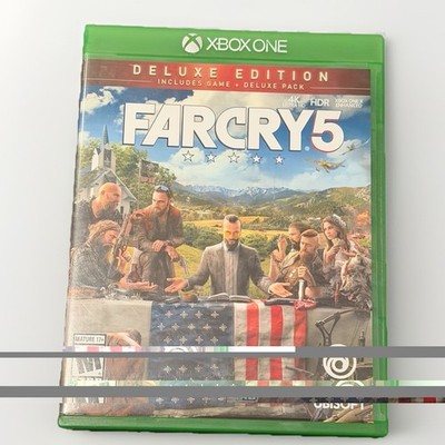 Far Cry 5 Deluxe Edition Xbox One Disc & Case Untested No Manual