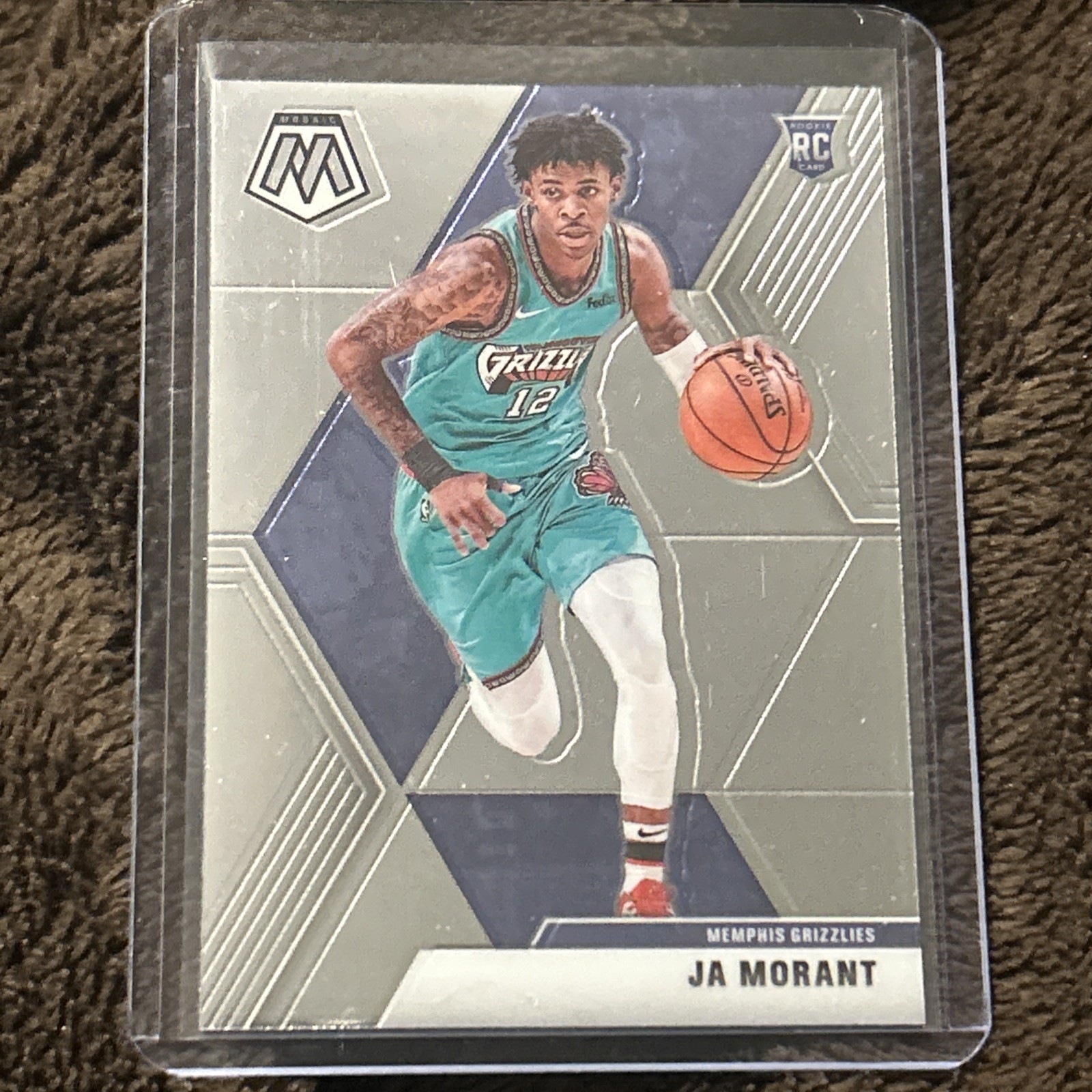 Ja Morant 2019 Panini Mosaic #219 Rookie RC NM+ Grizzlies Free Shipping
